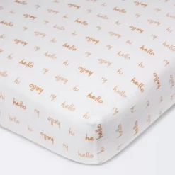 Flannel Fitted Crib Sheet Hello Script - Cloud Island™ 9 Flannel Fitted Crib Sheet Hello Script - Cloud Island™ -Little Luxe Store GUEST 5aaad789 aa60 4d51 822b ef5c3c5a98a2