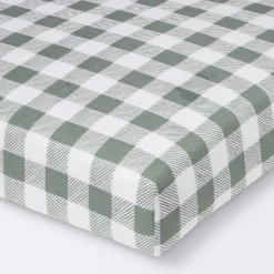 Fitted Crib Sheet - Cloud Island™ Green Gingham 9 Fitted Crib Sheet - Cloud Island™ Green Gingham -Little Luxe Store GUEST 5bd2223d 6a5c 4e0e 862c 634f34f86d56