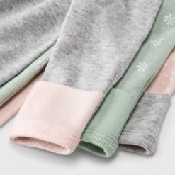 Baby Girls' 3pk Basic Romper - Cloud Island™ Green Preemie -Little Luxe Store GUEST 5ec3ce59 b118 4b05 99fe f17a39b0651a