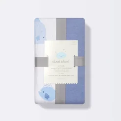 Fitted Jersey Crib Sheet 2pk - Cloud Island™ Fish Friends And Solid Blue 8 Fitted Jersey Crib Sheet 2pk - Cloud Island™ Fish Friends And Solid Blue -Little Luxe Store GUEST 5f226998 825c 4fa9 ba62 b37640be56bd