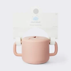 Silicone Snack Cup & Lid - Pink - Cloud Island™ -Little Luxe Store GUEST 5f6f32e7 9abb 4500 bcfe 0383b7fbe0d6