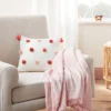 Solid Satin Edge Plush Blanket - Cloud Island™ Pink