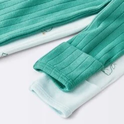 Baby Boys' 2pk Cozy Wide Ribbed Animals Sleep N' Play - Cloud Island™ Blue -Little Luxe Store GUEST 60e604d6 0867 4d99 8d16 0f40a3f644d0