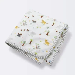 Jersey Knit Reversible Baby Blanket Jungle Animals - Cloud Island™ Gray/Green 9 Jersey Knit Reversible Baby Blanket Jungle Animals - Cloud Island™ Gray/Green -Little Luxe Store GUEST 6159875e 2b3e 4bb7 8f35 05839a26cc5e
