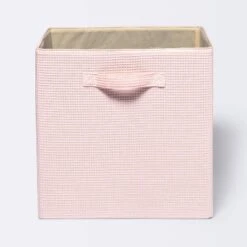 Waffle Weave 13"x13" Storage Cube - Cloud Island™ -Little Luxe Store GUEST 69b29895 67f6 45cc 9024 45eea7afc3d4