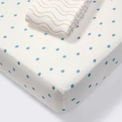 Fitted Jersey Crib Sheet - Dots & Squiggles - 2pk - Cloud Island™ 7 Fitted Jersey Crib Sheet - Dots & Squiggles - 2pk - Cloud Island™ -Little Luxe Store GUEST 6c6f9f09 85d4 48f2 8220 68b094ebe349