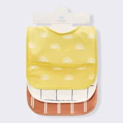 Water-Resistant Bibs - 3pk - Suns/Stripe - Cloud Island™ -Little Luxe Store GUEST 6f15e51d 0aaa 49f1 8913 44338d6c8d48