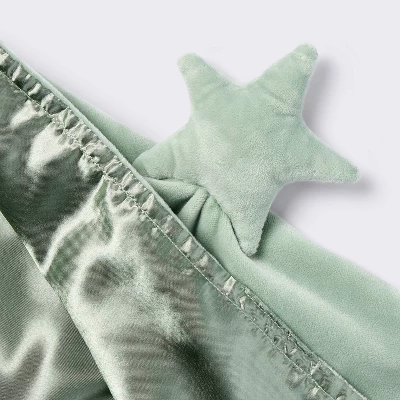 Plush Security Blanket - Green Star - Cloud Island™ 2 Plush Security Blanket - Green Star - Cloud Island™ - Image 2
