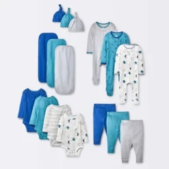 Baby Boys' 16pk Layette Gifting Bundle - Cloud Island™ Blue -Little Luxe Store GUEST 73b903eb 5896 453a aeb8 ee04930c2ca7
