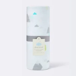 Jersey Knit Reversible Blanket Adventure Awaits - Cloud Island™ - Light Blue 5 Jersey Knit Reversible Blanket Adventure Awaits - Cloud Island™ - Light Blue -Little Luxe Store GUEST 76c5b544 230a 4873 9d74 da1ed81aa575