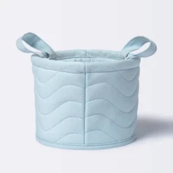 Quilted Fabric Small Round Storage Basket - Cloud Island™ -Little Luxe Store GUEST 78b222a1 c913 4d5c 8b99 bdbcb9d8232c