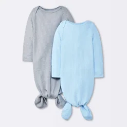 Baby Boys' 2pk Basic Waffle Gowns - Cloud Island™ Gray -Little Luxe Store GUEST 7afd9ffd 3142 4a22 b333 a3b1d9b40993