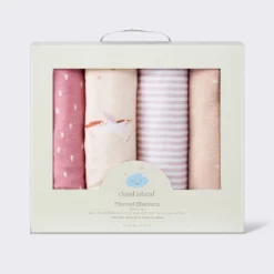 Flannel Baby Blankets - Unicorns - 4pk - Cloud Island™ 6 Flannel Baby Blankets - Unicorns - 4pk - Cloud Island™ -Little Luxe Store GUEST 7bcc2c17 db37 4cce b88b 82ef2baa68b6