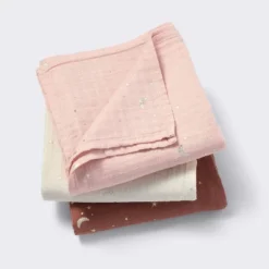 Muslin Swaddle Baby Blanket - Warm Metallic - 3pk - Cloud Island™ -Little Luxe Store GUEST 7cc057b1 267d 4156 aac6 f96c992eff01