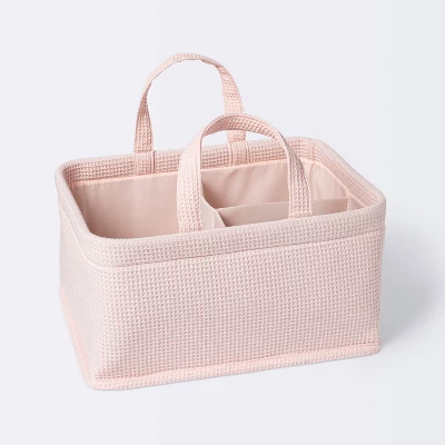 Waffle Weave Rectangular Diaper Caddy With Handles - Cloud Island™ 6 Waffle Weave Rectangular Diaper Caddy With Handles - Cloud Island™ - Image 6