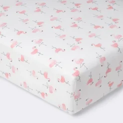 Crib Fitted Sheet Flamingos - Cloud Island™ - Pink/White 7 Crib Fitted Sheet Flamingos - Cloud Island™ - Pink/White -Little Luxe Store GUEST 80c34a0e 6592 402d b527 a9239a86c7e8