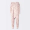 Toddler Girls' Smooth Jersey Snug Fit Union Suit - Cloud Island™ Pink