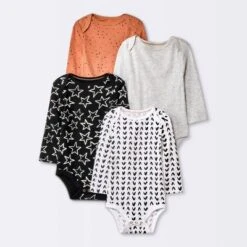 Baby 4pk Basic Orchard Fox Long Sleeve Bodysuit - Cloud Island™ Cream -Little Luxe Store GUEST 8556988e fb9b 4f0c 8cab 4377a4182a43