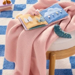 Knit Baby Blanket - Pink - Cloud Island™