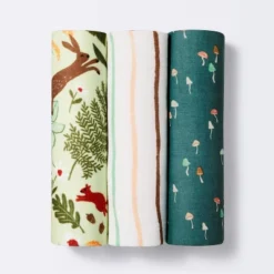 Muslin Swaddle Blanket Fauna - Pink/Green/Tan - 3pk - Cloud Island™ 5 Muslin Swaddle Blanket Fauna - Pink/Green/Tan - 3pk - Cloud Island™ -Little Luxe Store GUEST 8818075f 4502 488c ad47 41d9db576868