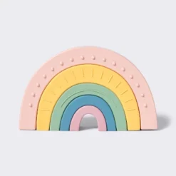 Silicone Toy - Rainbow Stacker - Cloud Island™ 7 Silicone Toy - Rainbow Stacker - Cloud Island™ -Little Luxe Store GUEST 893674fe 4229 4ca5 af03 03365ee5dd77