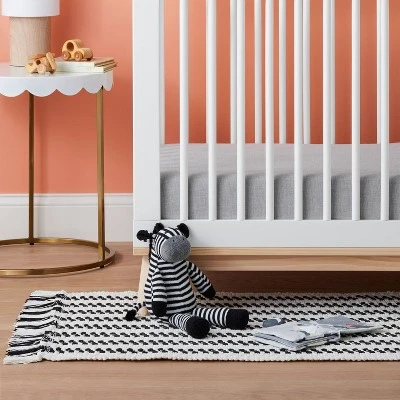 Fitted Crib Sheet Solid - Cloud Island™ Dark Gray 1 Fitted Crib Sheet Solid - Cloud Island™ Dark Gray