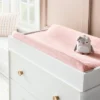 Velvet Polyester Spandex Changing Pad Cover - Pink - Cloud Island™