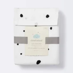 Fitted Crib Sheet Scatter Dot - Cloud Island™ - Black/Cream 8 Fitted Crib Sheet Scatter Dot - Cloud Island™ - Black/Cream -Little Luxe Store GUEST 8ef1ebcb 32b2 45d3 acd5 464544b785b8