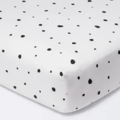 Fitted Crib Sheet Scatter Dot - Cloud Island™ - Black/Cream 9 Fitted Crib Sheet Scatter Dot - Cloud Island™ - Black/Cream -Little Luxe Store GUEST 90412edc 7683 4a33 b8e9 8a122484c847
