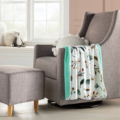 Plush Baby Blanket - Foliage - Cloud Island™ 1 Plush Baby Blanket - Foliage - Cloud Island™