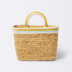 Wall Hanging Natural Woven Basket With Coiled Rope Handle - Cloud Island™ 9 Wall Hanging Natural Woven Basket With Coiled Rope Handle - Cloud Island™ -Little Luxe Store GUEST 96641358 864b 4c08 8ff6 c2773a0f87ae