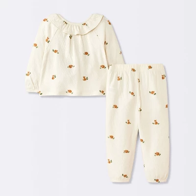 Baby Boys' 2pc Cozy Fox Top & Bottom Set - Cloud Island™ 1 Baby Boys' 2pc Cozy Fox Top & Bottom Set - Cloud Island™