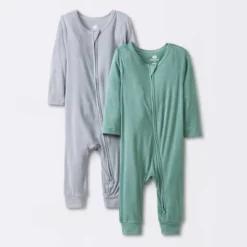 Baby Boys' 2pk Premium Romper - Cloud Island™ Green -Little Luxe Store GUEST 99394d4b a20b 4725 a38e 09108bbd052a
