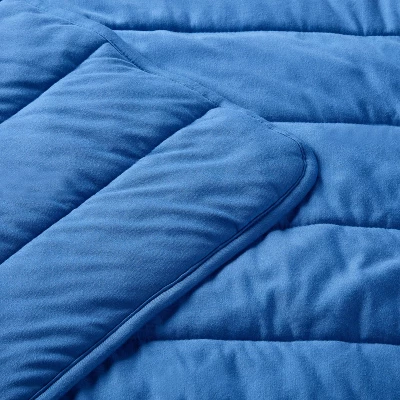 Rayon From Bamboo Quilted Baby Blanket - Blue - Cloud Island™ 2 Rayon From Bamboo Quilted Baby Blanket - Blue - Cloud Island™ - Image 2