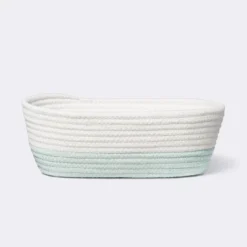 Oval Coiled Rope Bin With Color Band - Cloud Island™ -Little Luxe Store GUEST 9bc9a962 64b5 40b0 8f55 e63eaa9bdb49