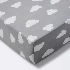Crib Fitted Sheet Clouds - Cloud Island™ Gray 9 Crib Fitted Sheet Clouds - Cloud Island™ Gray -Little Luxe Store GUEST 9c26dfc1 2a52 45f2 8559 0a1019e94e4e