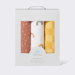 Muslin Swaddle Baby Blanket - Rainbows - 3pk - Cloud Island™ 6 Muslin Swaddle Baby Blanket - Rainbows - 3pk - Cloud Island™ -Little Luxe Store GUEST 9d0c8f7a 6a74 44b2 9f84 7888a53fa23b