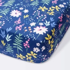 Fitted Crib Sheet Wildflower Dark - Cloud Island™ Navy Floral 9 Fitted Crib Sheet Wildflower Dark - Cloud Island™ Navy Floral -Little Luxe Store GUEST 9e6126dd f770 4ff1 9060 73299220f273