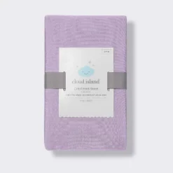 Polyester Rayon Fitted Crib Sheet - Purple - Cloud Island™ 6 Polyester Rayon Fitted Crib Sheet - Purple - Cloud Island™ -Little Luxe Store GUEST 9e9f829a 1c78 4225 aede a2244af71197