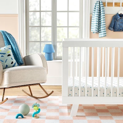 Fitted Jersey Crib Sheet - Dots & Squiggles - 2pk - Cloud Island™ 1 Fitted Jersey Crib Sheet - Dots & Squiggles - 2pk - Cloud Island™