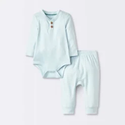 Baby Boys' 2pc Pointelle Set - Cloud Island™ Blue -Little Luxe Store GUEST a0727fc5 f6dd 48da 9cbe 2e26df7ee4ed