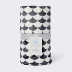 Black And White Scallop Halloween Baby Blanket - Cloud Island™ 6 Black And White Scallop Halloween Baby Blanket - Cloud Island™ -Little Luxe Store GUEST a2db2125 1ab7 4631 876d 1f4f25440e4b