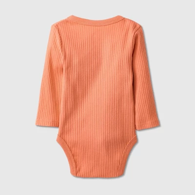 Baby Girls' 3pk Side Snap Long Sleeve Bodysuit - Cloud Island™ Pink 1 Baby Girls' 3pk Side Snap Long Sleeve Bodysuit - Cloud Island™ Pink