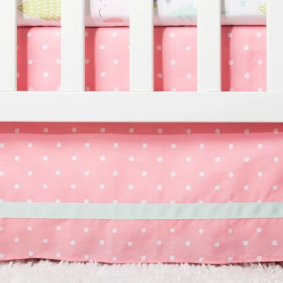 Crib Bedding Set Forest Frolic 4pc - Cloud Island™ Pink 3 Crib Bedding Set Forest Frolic 4pc - Cloud Island™ Pink - Image 3
