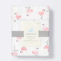 Crib Fitted Sheet Flamingos - Cloud Island™ - Pink/White 6 Crib Fitted Sheet Flamingos - Cloud Island™ - Pink/White -Little Luxe Store GUEST abd90b86 290f 4fdb b474 ae1630183174