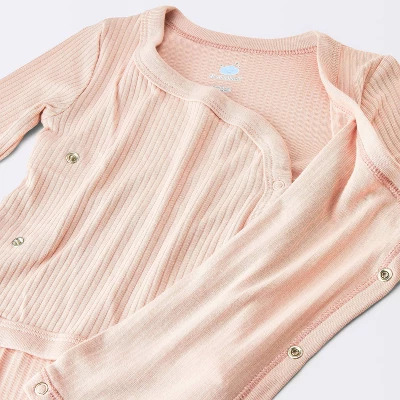 Baby Girls' 2pc Soft Blend Top & Bottom Set - Cloud Island™ Pink 2 Baby Girls' 2pc Soft Blend Top & Bottom Set - Cloud Island™ Pink - Image 2