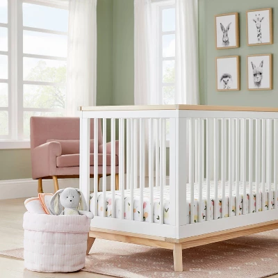 Polyester Rayon Jersey Fitted Crib Sheet - Cloud Island™ Citrus 1 Polyester Rayon Jersey Fitted Crib Sheet - Cloud Island™ Citrus