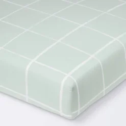Fitted Crib Sheet - Cloud Island™ Mint Windowpane 9 Fitted Crib Sheet - Cloud Island™ Mint Windowpane -Little Luxe Store GUEST b280bd5a 8c70 4832 9f44 14928cc5a254