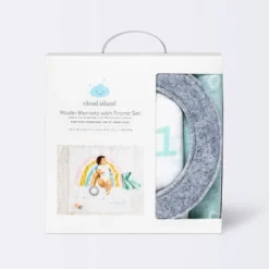 Muslin Blanket With Felt Frame Rainbow - Cloud Island™ 5 Muslin Blanket With Felt Frame Rainbow - Cloud Island™ -Little Luxe Store GUEST b34e29ec d921 4e16 9f48 4c38d23705c9