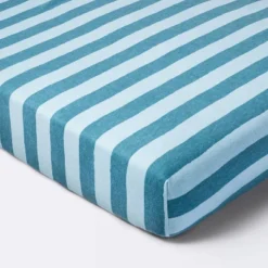 Flannel Fitted Crib Sheet - Blue Stripes - Cloud Island™ -Little Luxe Store GUEST b59a2063 543e 4412 aed2 97178b841db0